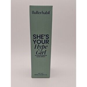 Flutterhabit She's Your Hype Girl Hypochlorous Spray 4.23 Fl Oz Full Size NIB